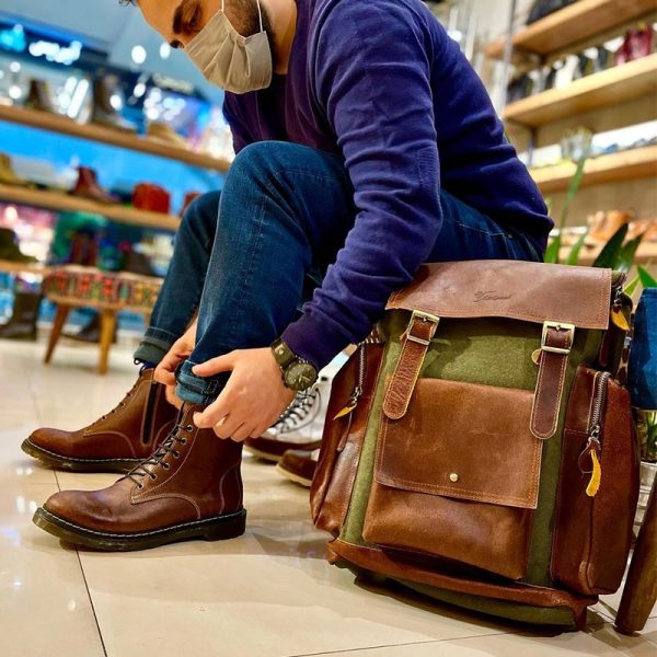 بوت فیوچر قهوه ای روستیک مردانه - Image 9