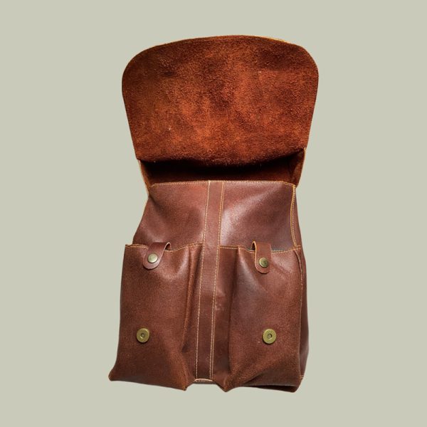 کوله-حسش-نیست-روستیک-زرشکی-3 کوله و کیف دوشی حسش نیست روستیک قهوه ای