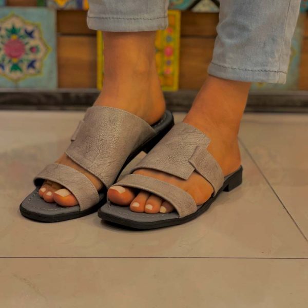 Untitled-15 اسلیپر کیانا سفید طوسی