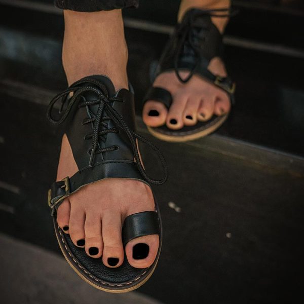 صندل رومی مشکی - Image 2