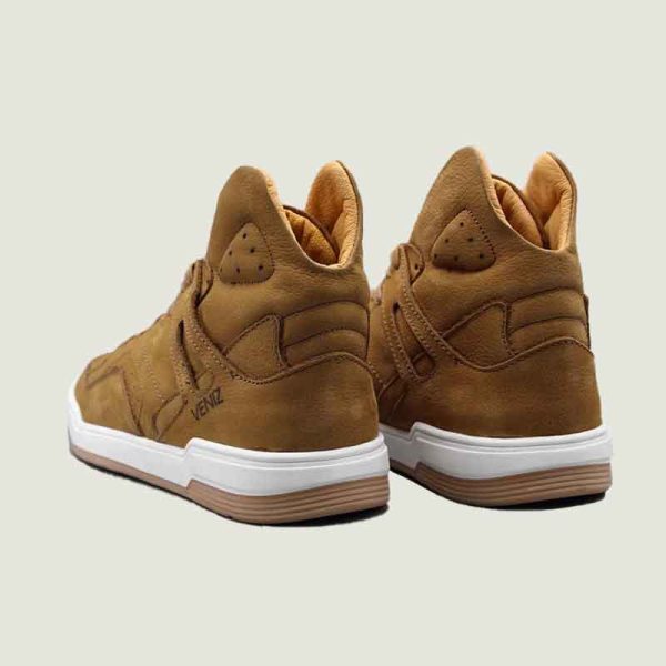 بوت-فضایی-عسلی-4 نیم بوت چرم مردانه فضایی عسلی - Image 3