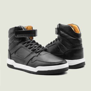 بوت چرم مردانه مایکل مشکی