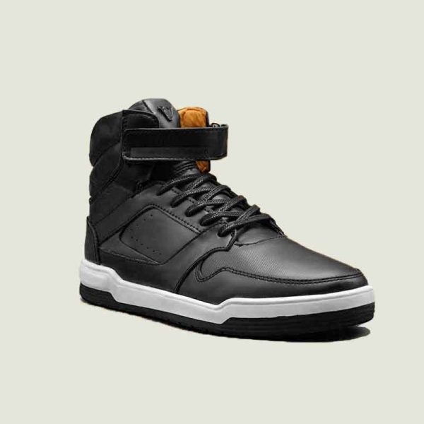 بوت-مایکل-مشکی-2 نیم بوت چرم مردانه مایکل مشکی - Image 3