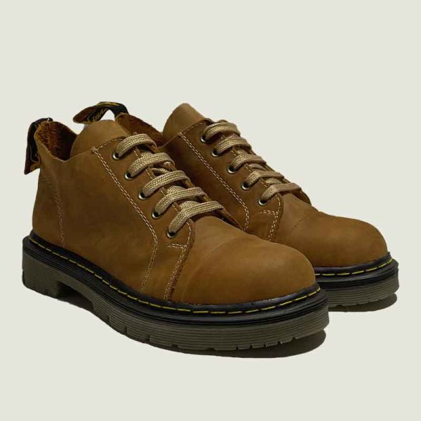 نیم بوت زنانه برت قهوه ای کریزی - Image 4