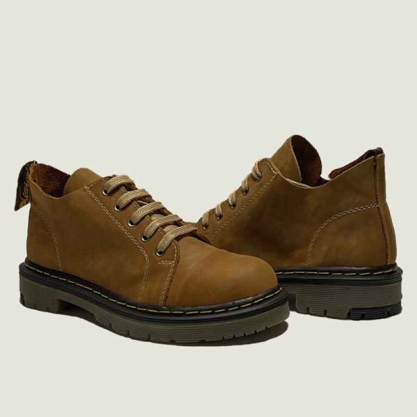 نیم بوت زنانه برت قهوه ای کریزی نیم بوت زنانه برت قهوه ای کریزی