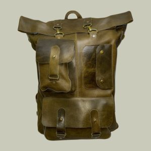 کوله سه جیب پلاس روستیک سبز