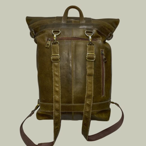 کوله سه جیب پلاس روستیک سبز