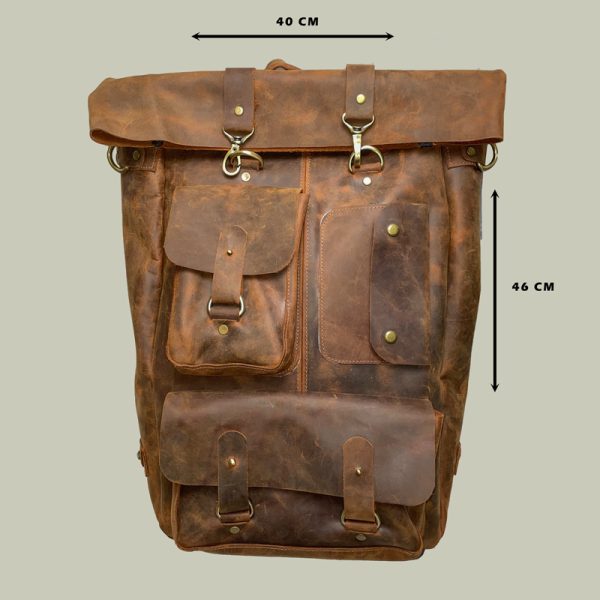 کوله 3 جیب پلاس هورس کریزی