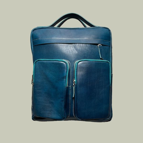 کوله-الوان-آبی--2 کوله الوان چرم آبی لیمیتد - Image 1