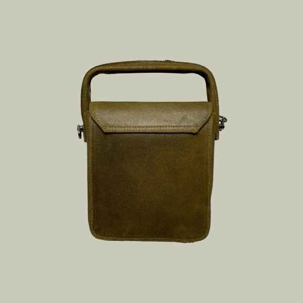 کیف پلاک چرم روستیک سبز ویزلند