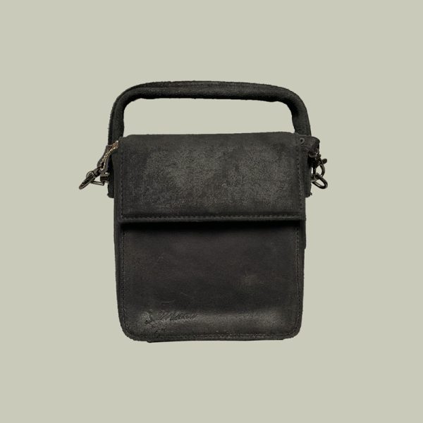 کیف پلاک چرم روستیک مشکی ویزلند