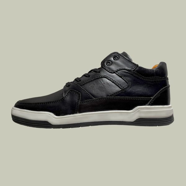 کفش-فضایی-مشکی-02 کتونی چرم مردانه فضایی